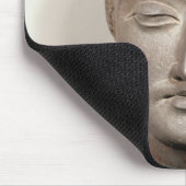 Gehen Sie von einer Statue des Buddhas, von voran Mousepad (Ecke)