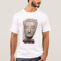 Gehen Sie von einer Statue des Buddhas, von voran