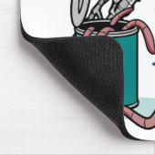 Gehen Sie voran, öffnen Sie eine Dose Würmer Mousepad (Ecke)