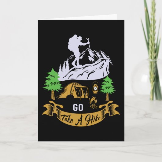 Gehen Sie wandern Karte (Vorderseite)