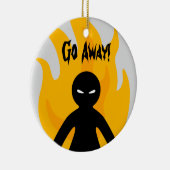 Gehen Sie weg! Gehen Sie weg! Keramikornament (Rechts)