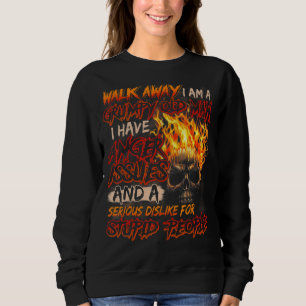 Gehen Sie weg, ich bin ein gruseliger alter Mann, Sweatshirt