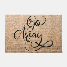Gehen Sie weg Wohngestaltung Porch Doormat