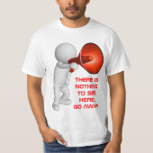 GEHEN SIE! WEG: ZAHL 3D T-Shirt (Vorderseite)