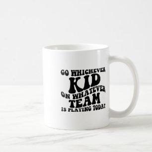 Gehen Sie, welches Kind spielt, welches Team auch  Kaffeetasse