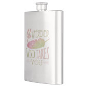 Gehen Sie, wohin der Wind Sie nimmt Flachmann (Links)