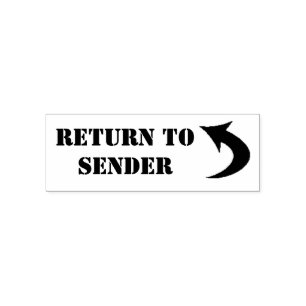 Gehen Sie zu Absender-Briefmarke 3 zurück Permastempel