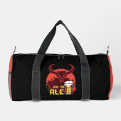 Gehen Sie zu Ale - Satan Drink Bier Duffle Bag (Rückseite)