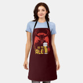 Gehen Sie zu Ale - Satan Drink Bier Schürze (Getragen)