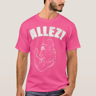 Gehen Sie zu einem Gorillas Bouldering-Affe Klette T-Shirt