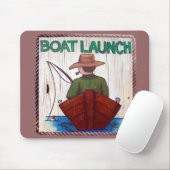 Gehen Sie zu fischen! Mousepad (Mit Mouse)