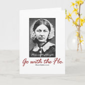 Gehen Sie zu Florence Nightingale Karte (Gelbe Blume)