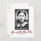 Gehen Sie zu Florence Nightingale Postkarte (Vorne/Hinten)