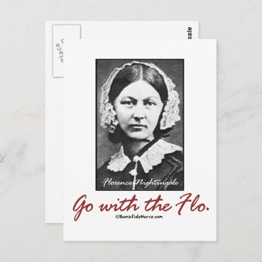 Gehen Sie zu Florence Nightingale Postkarte (Vorne/Hinten)