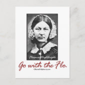 Gehen Sie zu Florence Nightingale Postkarte (Vorderseite)