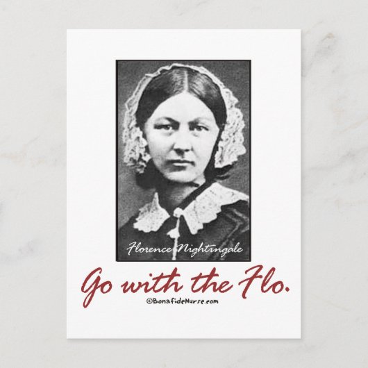 Gehen Sie zu Florence Nightingale Postkarte (Vorderseite)