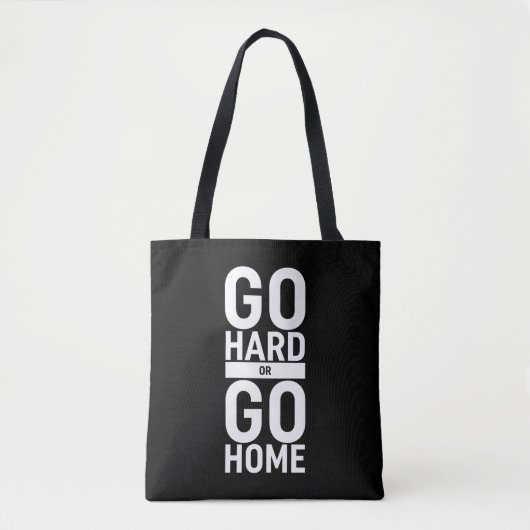 Gehen Sie zu "Hard" oder "Go"-Zuhause Tasche (Vorderseite)