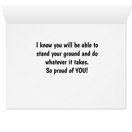 GEHEN SIE ZU IT UND HABEN SIE EINEN GLÜCKLICHEN "1 (Innenansicht Horizontal (Unten))