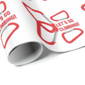 Gehen Sie zu klettern Geschenkpapier (Rolleneckpunkt)