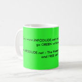 Gehen Sie zu www.iNFODUDE.net und sehen Sie Ihr Kaffeetasse (Vorderseite Links)