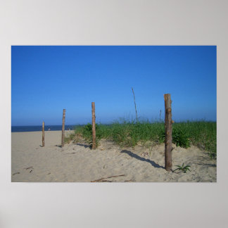 Gehen Sie zum Strand Poster