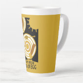 Gehen Sie zur Arbeit an einer Ei-Wall-Kunst Milchtasse (Rechte Ecke)