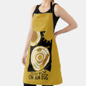 Gehen Sie zur Arbeit an einer Ei-Wall-Kunst Schürze (InSitu)