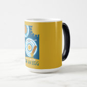 Gehen Sie zur Arbeit an einer Ei-Wall-Kunst Verwandlungstasse (VorderseiteRechts)