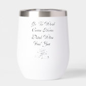 Gehen Sie zur Arbeit, kommen Sie Zuhause, trinken  (Rückseite)