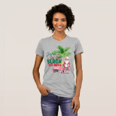 Gehen Sie zur Beach Liebe Santa Tropical Weihnacht T-Shirt (Vorne ganz)
