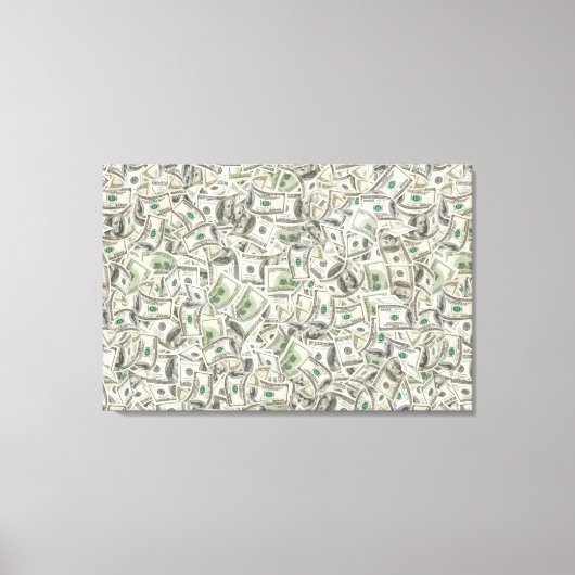 Gehen Sie zur Geldbörse Canvas Leinwanddruck (Vorderseite)