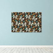 Gehen Sie zur Geldbörse Canvas Leinwanddruck (Insitu (Holzboden))