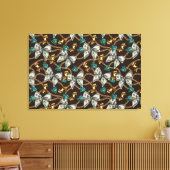 Gehen Sie zur Geldbörse Canvas Leinwanddruck (Insitu (Wohnzimmer))