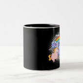 GEHEN Sie zur HÖLLE Regenbogen Unicorn-Tasse Zweifarbige Tasse (Mittel)