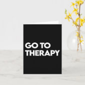 Gehen Sie zur Therapie Karte (Gelbe Blume)