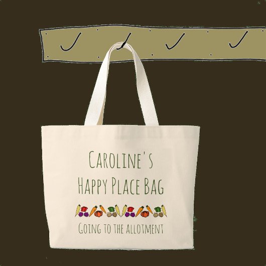 Gehen Sie zur Wohnung. Alles Gute. Personalisiert Jumbo Stoffbeutel