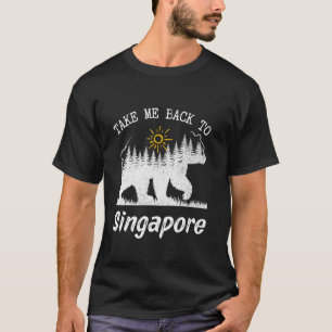 Gehen Sie zurück nach Singapur Vintager Singapore T-Shirt