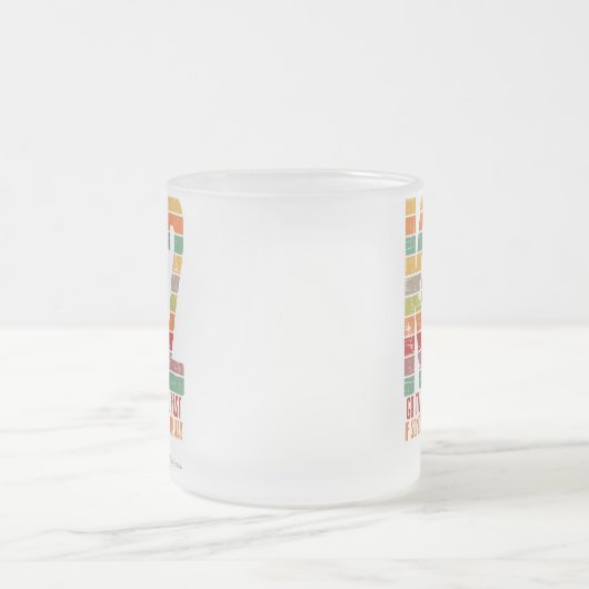 Gehen so… Mattierte Tasse (Mittel)