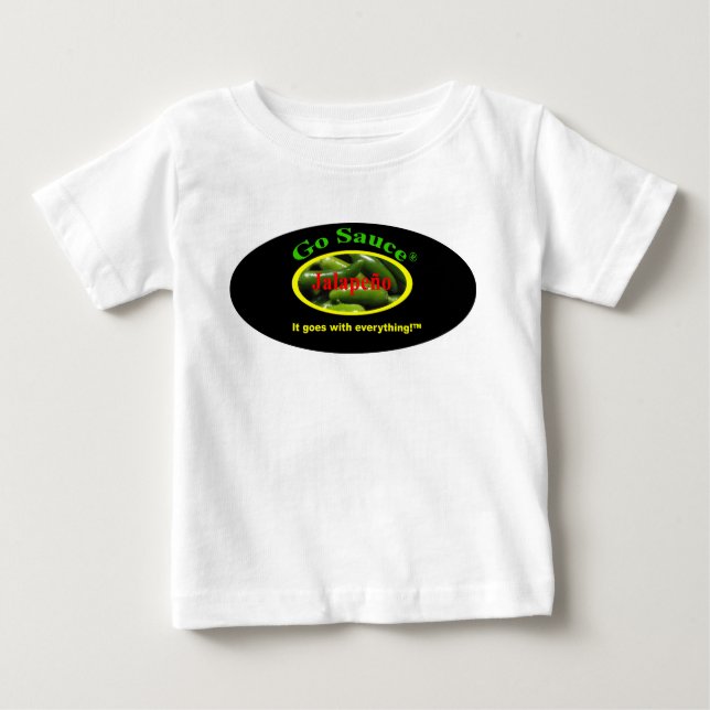 Gehen Soße-Baby-T - Shirt (Vorderseite)