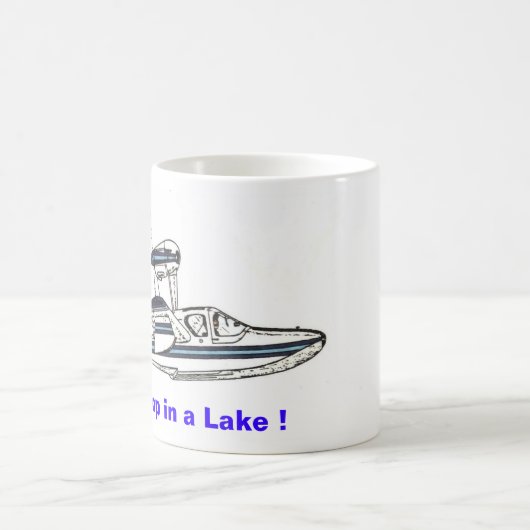 Gehen Sprung in einem See! Kaffeetasse (Mittel)