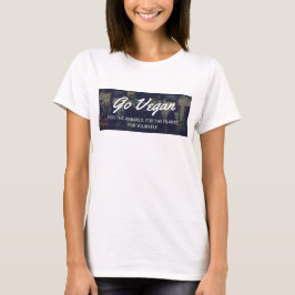Gehen T-Shirt der Frauen sackartiger vegetarischer