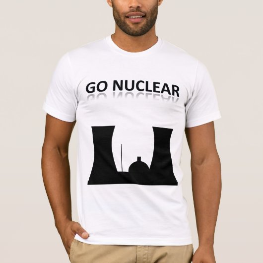 Gehen T - Shirt nuklearer (Vorderseite)
