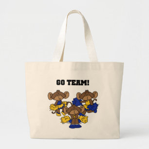 Gehen Team-Blau und GoldT - Shirts und -geschenke Jumbo Stoffbeutel
