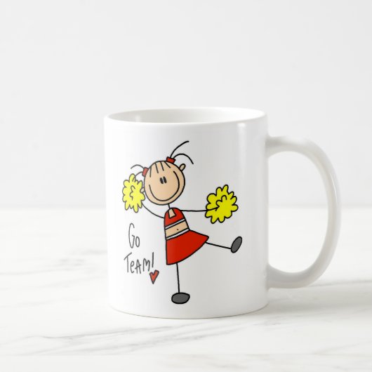 Gehen Team-Cheerleader-Tasse Kaffeetasse (Rechts)