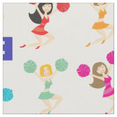 Gehen Team gekämmtes Baumwollgewebe Stoff (Nahaufnahme)