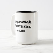 gehen Teamroboter-Tasse Zweifarbige Tasse (Vorderseite Links)