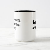 gehen Teamroboter-Tasse Zweifarbige Tasse (Mittel)