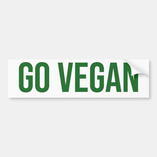 Gehen - Tierrechte vegan Autoaufkleber (Vorne)