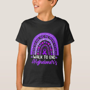 Gehen, um die Heimerheimer-Krankheit Lila zu beend T-Shirt