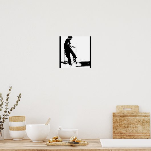 Gehen und Skate Poster (Küche)